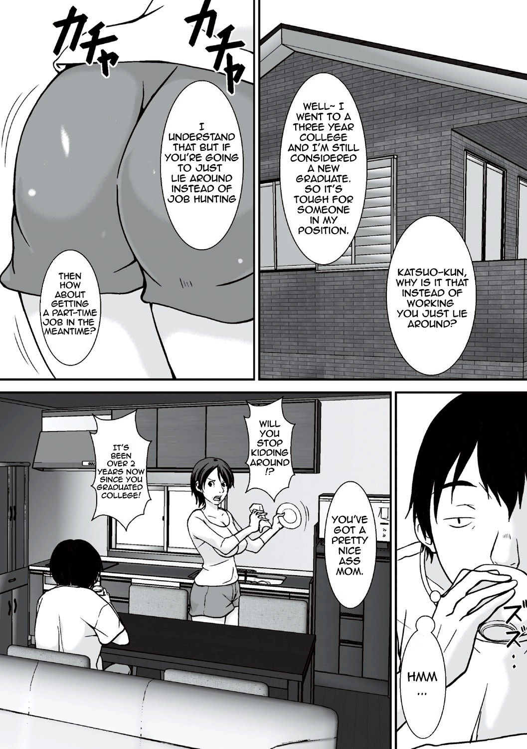 Hentai Manga Comic-Hey! What Are You Doing Making a Pass at Your Mother!-Read-4